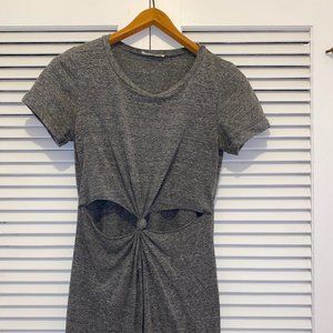 Cut Out Heather Gray Cover Up